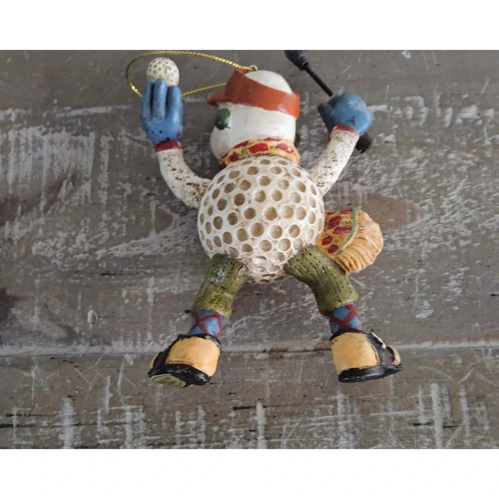 Golf Snowman Christmas Ornament Golfer Holiday Tree Decor‎ Cottagecore Sports